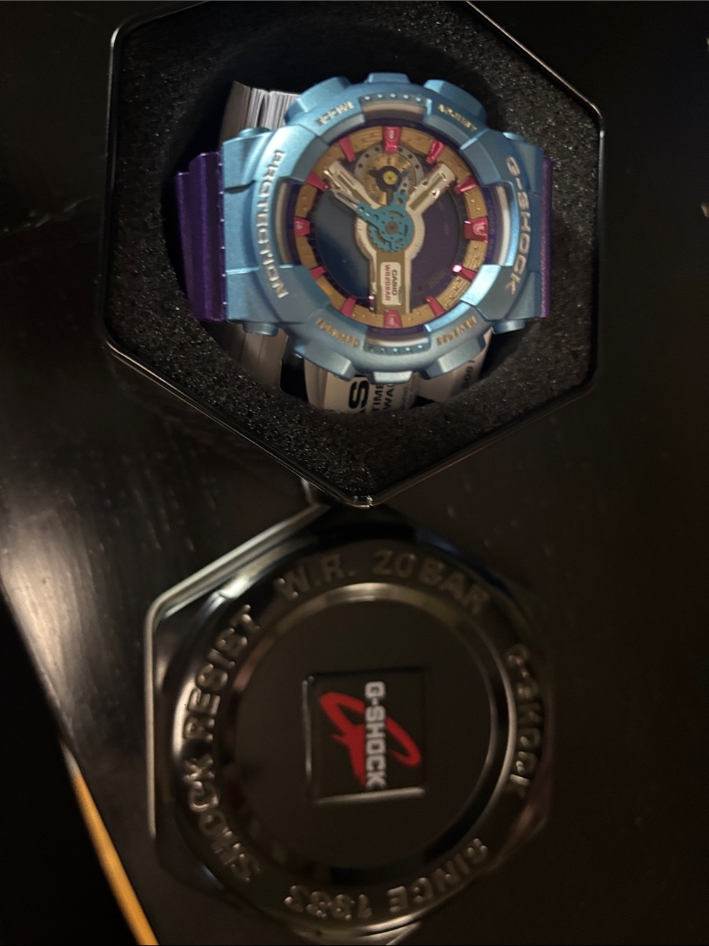 G-Shock Blue and Purple Women's Watch